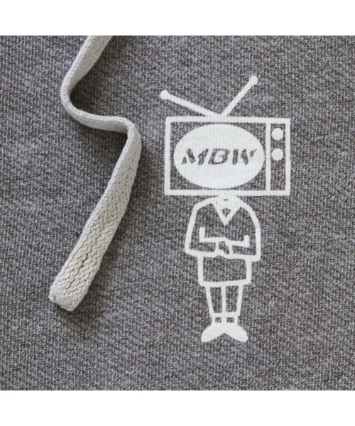 MBW apparel PARKER エムビーダブリューアパレル パーカー MBW apparel FOLLOW YOUR DREAMS ZIP PARKER GRAY(