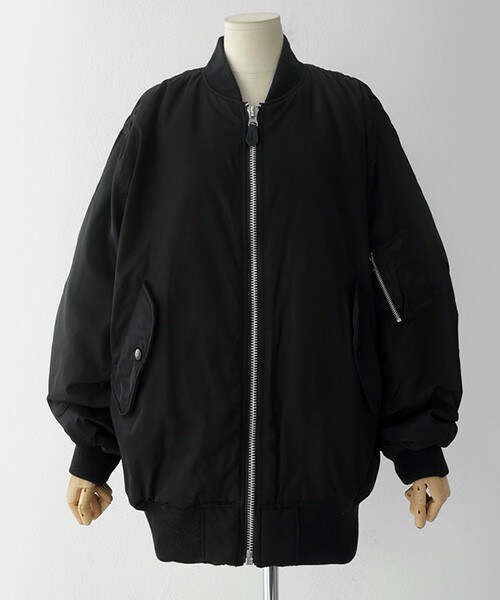 DHOLIC（ディーホリック）の「スリーブギャザージップアップブルゾン（ブルゾン・レディース・カーキグレー/ブラック/ピンク・FREE）」の2枚目の写真