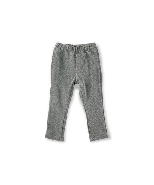 BRANSHES(ブランシェス)の「シンプルニットコールパンツ(その他パンツ・キッズ・チャコールグレー/ブラック・80~150)」の1枚目の写真