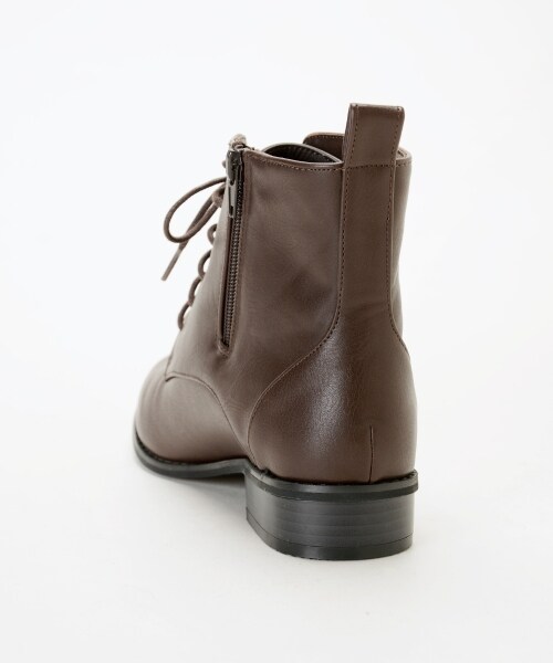 MAJESTIC LEGON(マジェスティックレゴン)の「【予約商品】レースアップショートブーツ(シューズ・レディース・D/ブラウン/ブラック・M/L)」の6枚目の写真