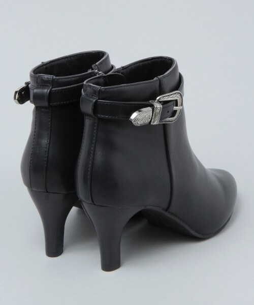 HARE（ハレ）の「2WAYベルトアンクルブーティ（シューズ・ブラック/レッド系その他）」の5枚目の写真