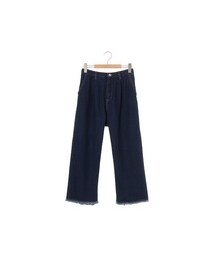 ehka sopo | 10ozカットオフデニムワイドパンツ(パンツ)