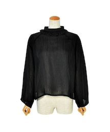flower | frill neck blouse ～フリルネックブラウス(シャツ/ブラウス)
