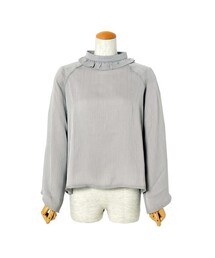 flower | frill neck blouse ～フリルネックブラウス(シャツ/ブラウス)