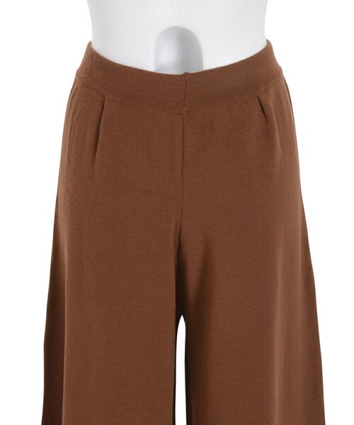 EVRIS(エヴリス)の「ミラノリブワイドパンツ(パンツ・レディース・ホワイト/ブラック/ブラウン・F)」の9枚目の写真