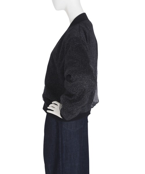 jouetie（ジュエティ）の「サテンリバーシブルMA-1（ジャケット/アウター・レディース・ブラック/ベビーピンク/ベージュ）」の10枚目の写真