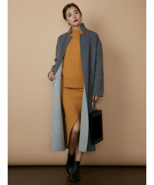 LAGUNAMOON（ラグナムーン）の「スクエアラップニットスカート  