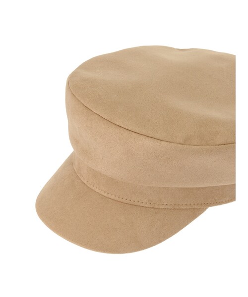 MERCURYDUO(マーキュリーデュオ)の「フェイクスエードSimpleキャスケット(帽子・レディース・ライトグレー/ブラック/キャメル・F)」の15枚目の写真