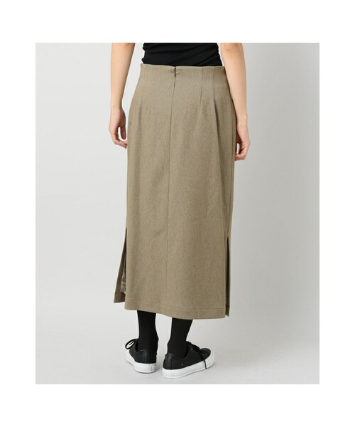 IENA（イエナ）の「メランジカルゼ タイトスカート◆（スカート・ベージュ/サックスブルー・34/36/38/40）」の9枚目の写真