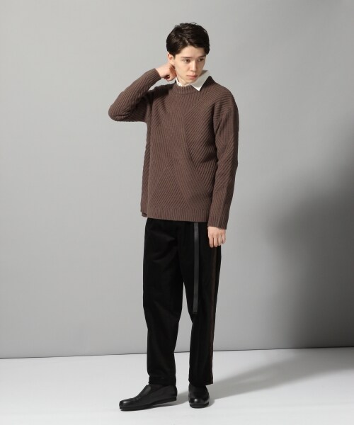 HARE(ハレ)の「ベッチンラインパンツ(パンツ・ブラック/ネイビー)」の3枚目の写真