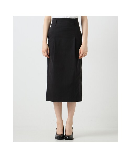 JOURNAL STANDARD(ジャーナルスタンダード)の「C/Rタックスカート(スカート・ブラック/ベージュ・36/38)」の10枚目の写真