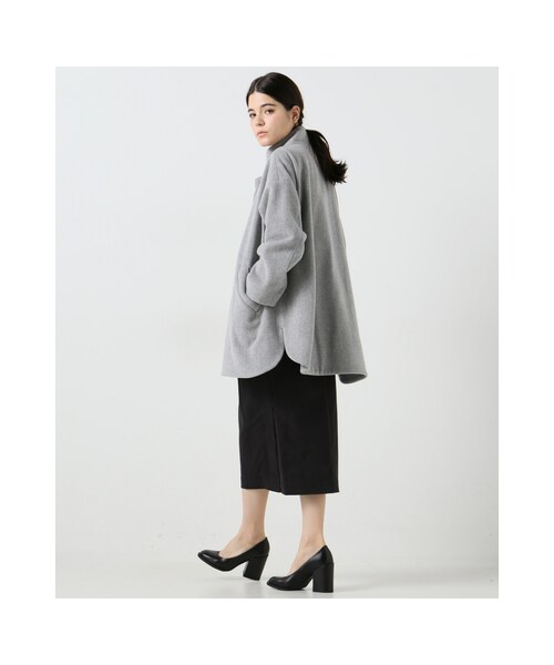 JOURNAL STANDARD(ジャーナルスタンダード)の「C/Rタックスカート(スカート・ブラック/ベージュ・36/38)」の6枚目の写真