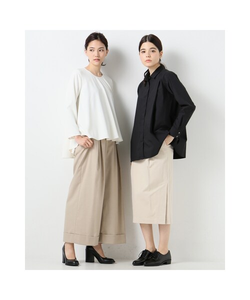 JOURNAL STANDARD(ジャーナルスタンダード)の「C/Rタックスカート(スカート・ブラック/ベージュ・36/38)」の21枚目の写真