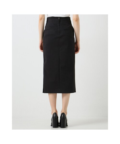 JOURNAL STANDARD(ジャーナルスタンダード)の「C/Rタックスカート(スカート・ブラック/ベージュ・36/38)」の12枚目の写真