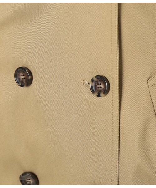 LE JUN（ルジュン）の「綿ツイルバイオライナー付トレンチコート（ジャケット/アウター・ベージュ/ネイビー・S/M/L）」の9枚目の写真