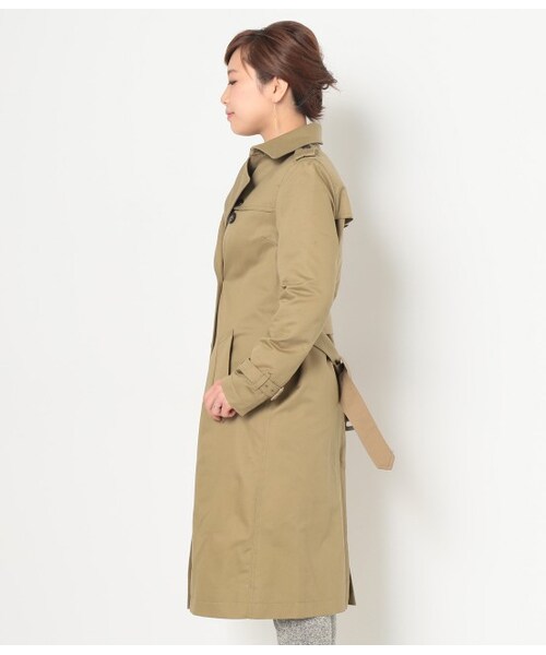 LE JUN（ルジュン）の「綿ツイルバイオライナー付トレンチコート（ジャケット/アウター・ベージュ/ネイビー・S/M/L）」の4枚目の写真