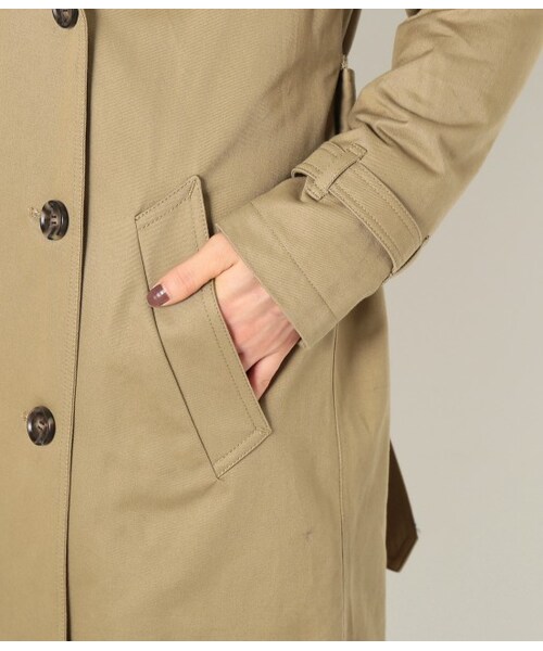 LE JUN（ルジュン）の「綿ツイルバイオライナー付トレンチコート（ジャケット/アウター・ベージュ/ネイビー・S/M/L）」の8枚目の写真