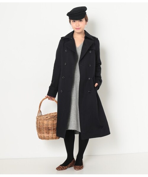 LE JUN（ルジュン）の「綿ツイルバイオライナー付トレンチコート（ジャケット/アウター・ベージュ/ネイビー・S/M/L）」の15枚目の写真