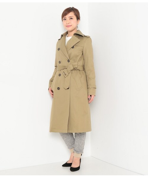 LE JUN（ルジュン）の「綿ツイルバイオライナー付トレンチコート（ジャケット/アウター・ベージュ/ネイビー・S/M/L）」の13枚目の写真