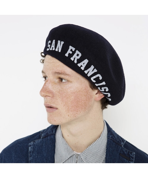 BEN DAVIS/PROJECT LINE（ベンデイビスプロジェクトライン）の「BEN DAVIS PROJECT LINE - MISSION BERET（帽子・メンズ・BLACK/H-GREY・SM/ML）」の3枚目の写真