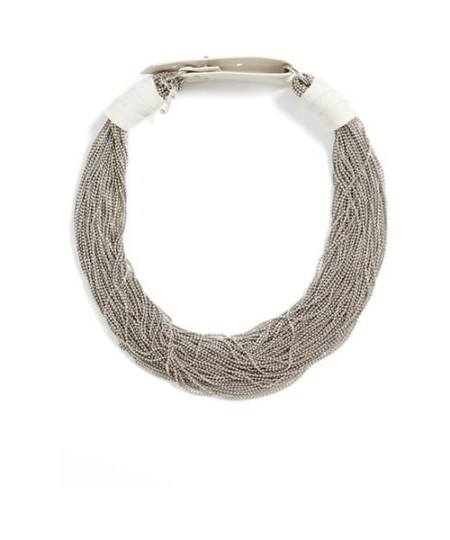 [FABIANA FILIPPI]ダイヤモンドワイヤのかぎ針編みのネックレス FABIANA FILIPPI（ファビアナフィリッピ）の「Fabiana Filippi