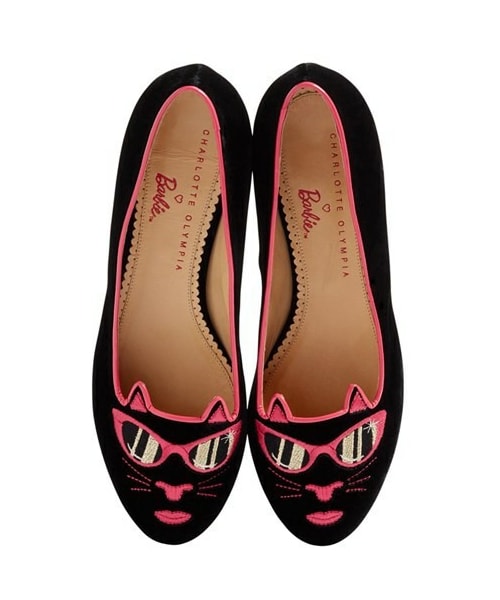 Charlotte Olympia kitty flatsシャーロットオリンピア Charlotte