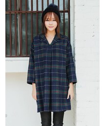 KORMARCH | BIGチェックワンピース(ワンピース)