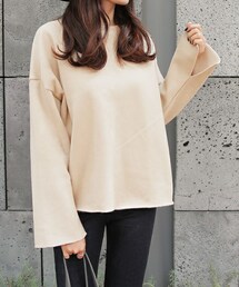 DHOLIC | 裏起毛スリーブスリットスウェットプルオーバー(スウェット)