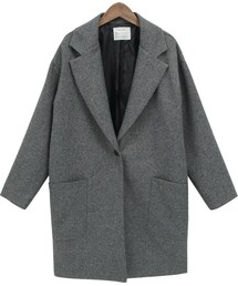 Dailyabout | ビッグポケットミディアム丈シングルコート(P0000VTF)(ダウンジャケット/コート)