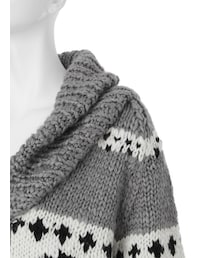 GYDA(ジェイダ)の「WAVEデザインカウチンニット()」 - WEAR GYDA(ジェイダ)の「WAVEデザインカウチンニット()」 - WEAR