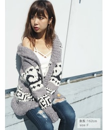 GYDA(ジェイダ)の「WAVEデザインカウチンニット()」 - WEAR GYDA(ジェイダ)の「WAVEデザインカウチンニット()」 - WEAR