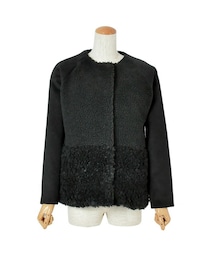 flower | bloc fur blouson～ブロックファーブルゾン(ブルゾン)