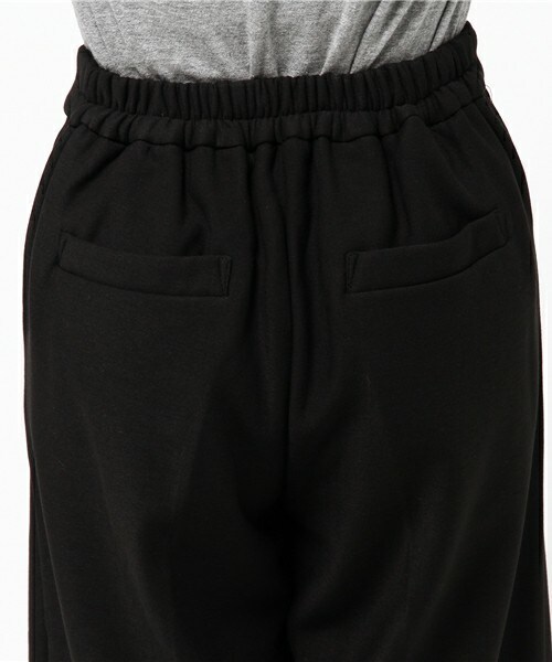 actuel（アクチュエル）の「カットボンディングワイドパンツ（スラックス・レディース・ブラック/ベージュ・FREE）」の7枚目の写真