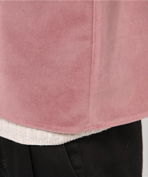 archives（アルシーヴ）の「ベロアシンプルキャミ（Tシャツ/カットソー・レディース・ブラック/ブルー/ピンク・MEDIUM）」の9枚目の写真