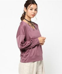 archives | スエードチョーカー付きポンチプルオーバー(Tシャツ/カットソー)