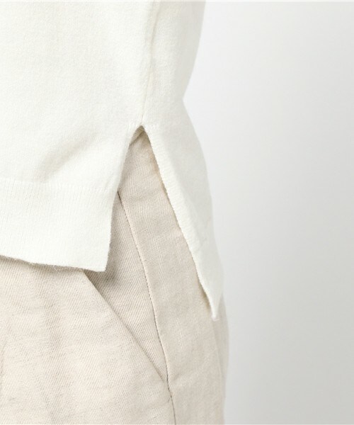 archives（アルシーヴ）の「ニット胸スピンドルプルオーバー（ニット/セーター・レディース・オフホワイト/ブラック/ブラウン・MEDIUM）」の9枚目の写真