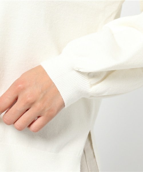 archives（アルシーヴ）の「ニット胸スピンドルプルオーバー（ニット/セーター・レディース・オフホワイト/ブラック/ブラウン・MEDIUM）」の8枚目の写真