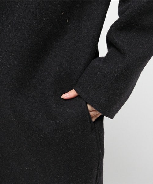 archives（アルシーヴ）の「ミスティックリバーショールコート（チェスターコート・レディース・ネイビー/キャメル・MEDIUM）」の7枚目の写真