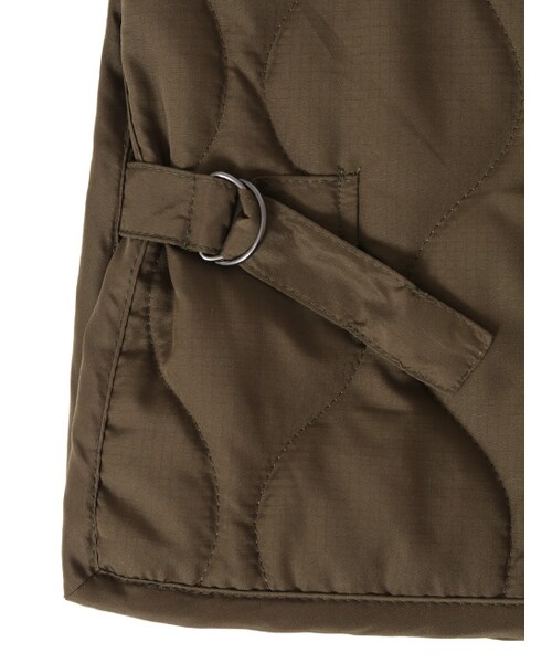 w closet（ダブルクローゼット）の「キルティングライナー風ジャケット（ジャケット/アウター・レディース・Dカーキ/ブラック・FREE）」の10枚目の写真