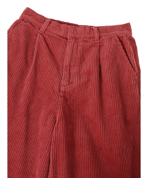 w closet(ダブルクローゼット)の「コーデュロイタック入りパンツ(パンツ・レディース・Lグレー/Sピンク/Dオレンジ・FREE)」の7枚目の写真