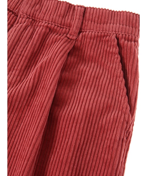 w closet(ダブルクローゼット)の「コーデュロイタック入りパンツ(パンツ・レディース・Lグレー/Sピンク/Dオレンジ・FREE)」の10枚目の写真