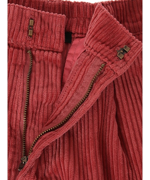 w closet(ダブルクローゼット)の「コーデュロイタック入りパンツ(パンツ・レディース・Lグレー/Sピンク/Dオレンジ・FREE)」の8枚目の写真