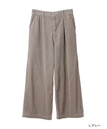 w closet | コーデュロイタック入りパンツ(パンツ)