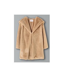 E hyphen world gallery | ・ミンクファーフードコート(ジャケット/アウター)