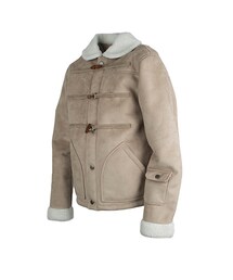 ROMANTIC CROWN | LUMBERJACK MOUTON JACKET_GRAY(ジャケット/アウター)