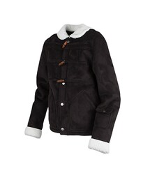 ROMANTIC CROWN | LUMBERJACK MOUTON JACKET_BLACK(ジャケット/アウター)