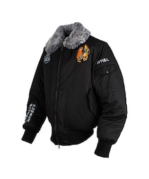 ROMANTIC CROWN | 월하정인 Bomber jacket_BLACK(ジャケット/アウター)