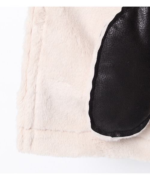 PAGEBOY（ページボーイ）の「【PAGEBOY】ボマージャケット（ジャケット/アウター・レディース・ブラック/ライトベージュ）」の8枚目の写真