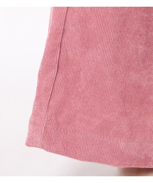 PAGEBOY(ページボーイ)の「コーデュロイリボンワイドパンツ(パンツ・レディース・ベージュ/ピンク/ネイビー)」の8枚目の写真