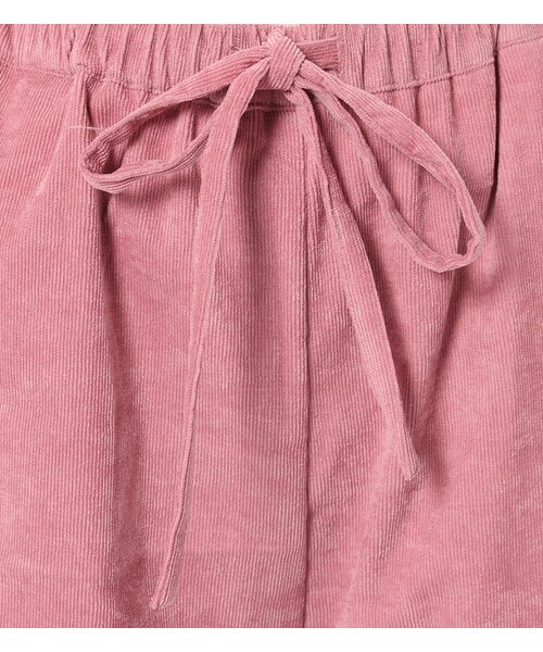 PAGEBOY(ページボーイ)の「コーデュロイリボンワイドパンツ(パンツ・レディース・ベージュ/ピンク/ネイビー)」の10枚目の写真